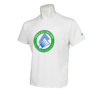 Yonex YOB22021 All England Big Logo T Shirt White
